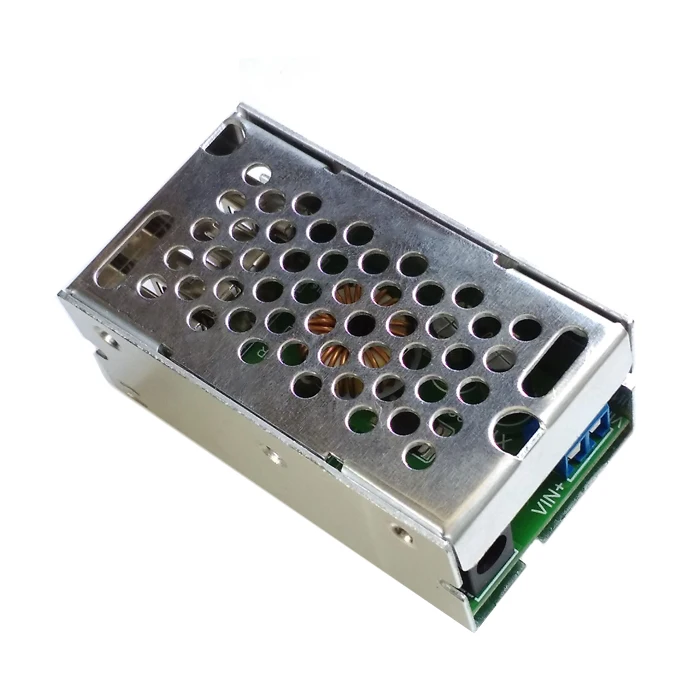 DC-DC buck power supply module 24v / 12V to 5V 5A converter better than LM2596S metal shell | Электронные компоненты и