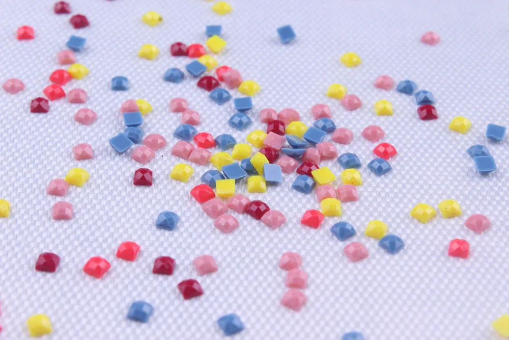 Рождественский картон 5D сделай сам вышитая 3d вышивка круглая горловина горный