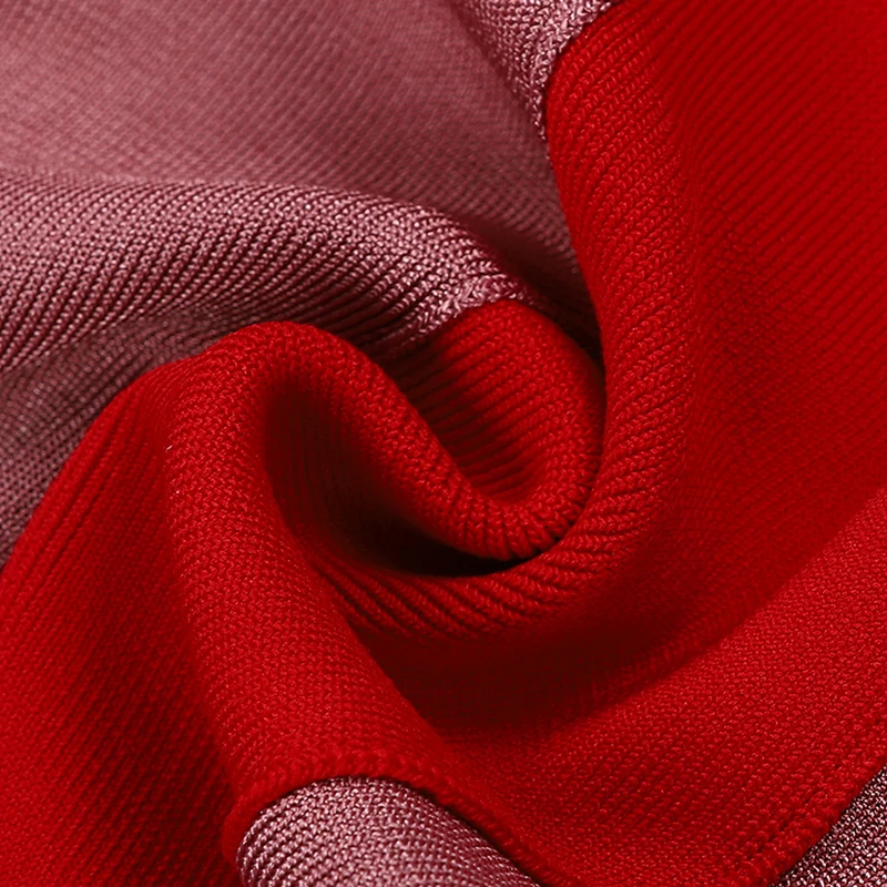

Beateen 2019 New Fashion Cut Out Sexy Straps Sleeveless Women A-Line Bandage Dress Red Patchwork Night Out Club Party Dresses