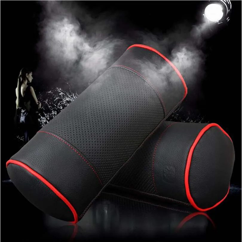 1 шт. Кожаная подушка на подголовник автомобиля из пены с эффектом памяти |