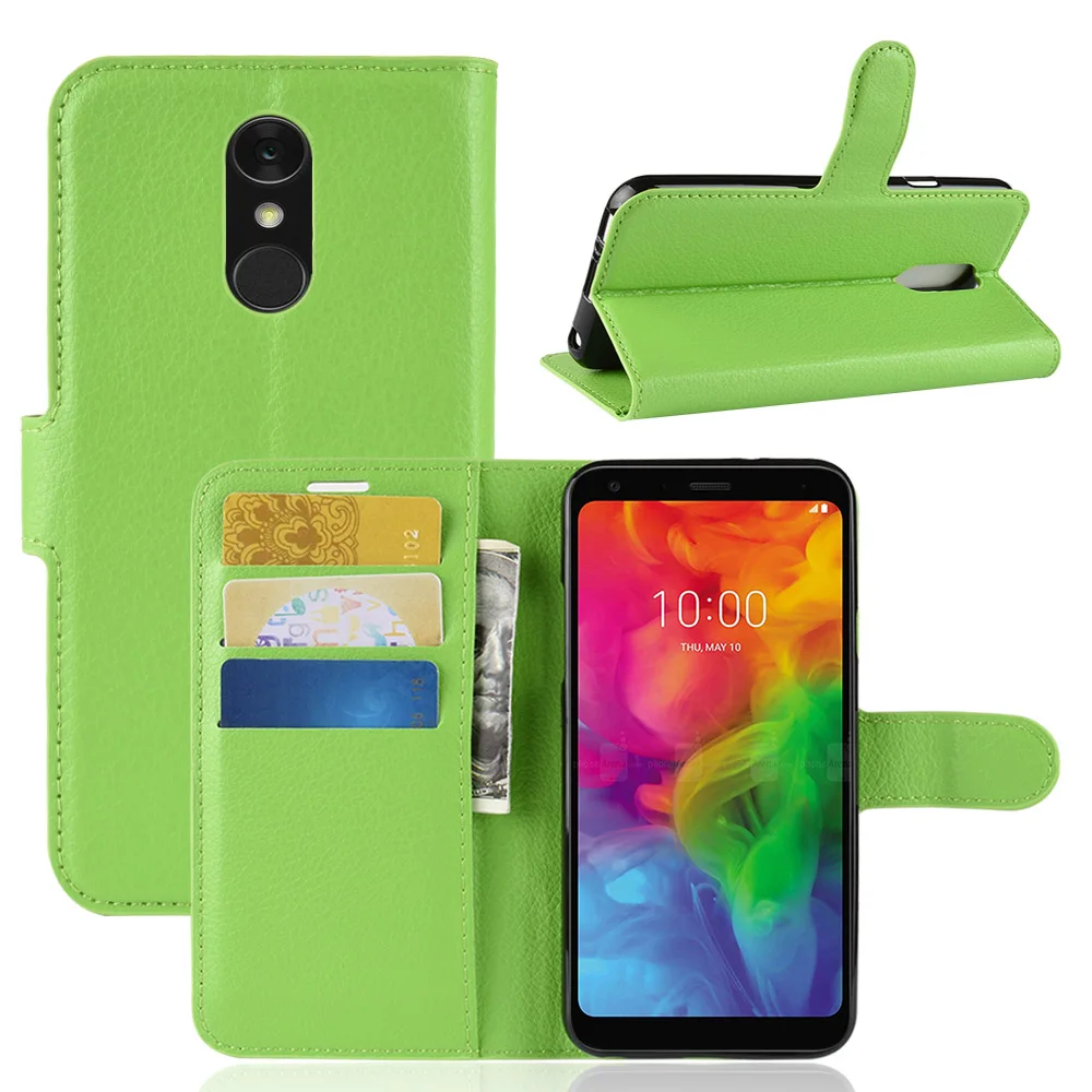 Q7 2018 чехол LG флип для телефона из искусственной кожи LMQ610EM LM-Q610EM LM Q610EM LGQ7 задняя