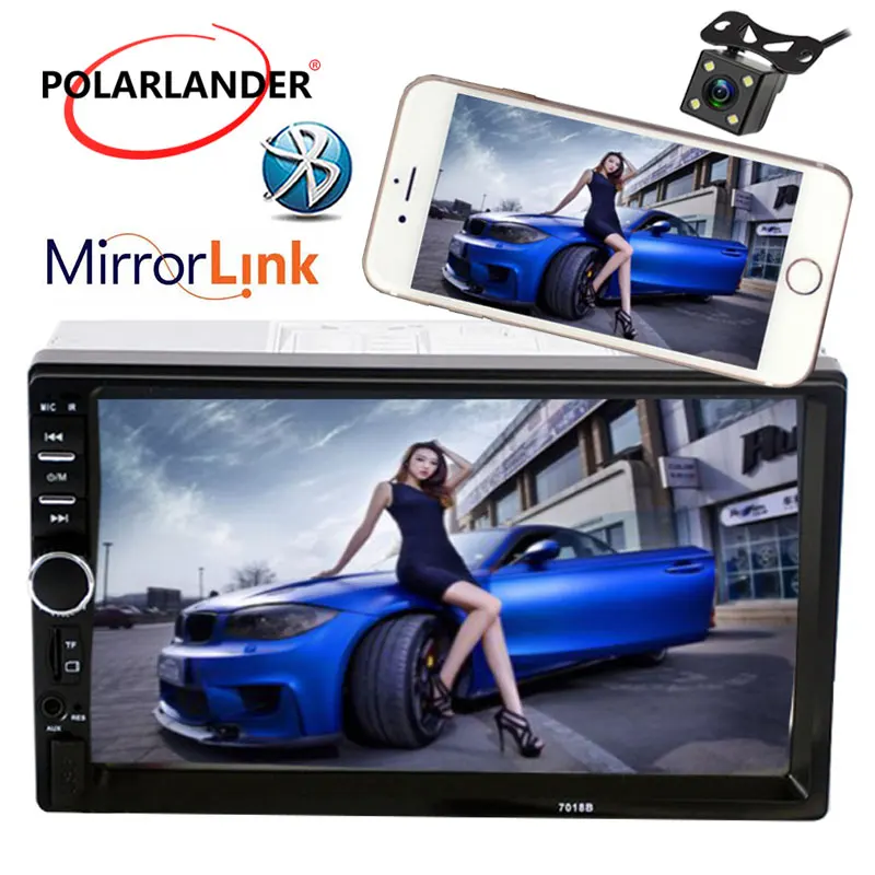Авторадио 2 Din сенсорный экран автомобильный Видео Плеер MP4 MP5 Аудио плеер
