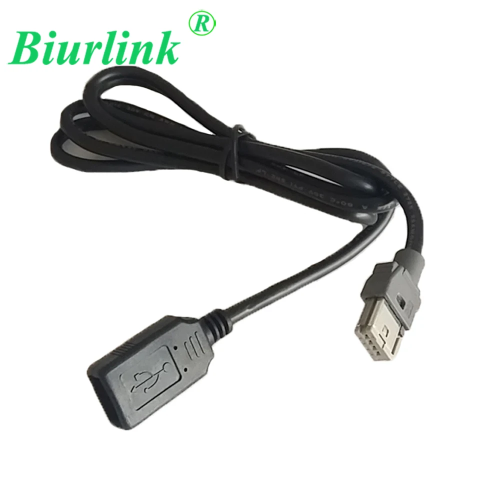 Biurlink Автомобильный CD 4 контактный аудио вход Aux USB кабель адаптер для Peugeot 207 307 308 408
