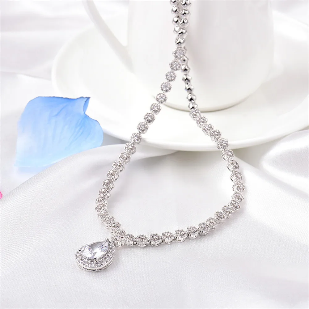 Комплект свадебных ювелирных изделий MOLIAM женский модный дизайнерский комплект