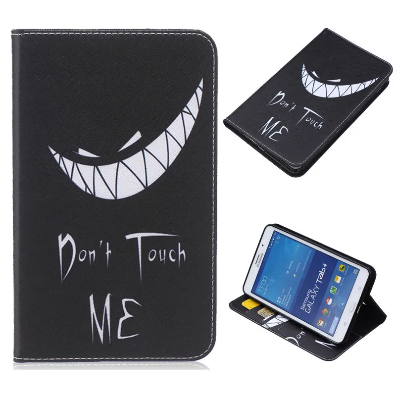 

Cartoon Owl Painted Flip Silicon Leather Case For Samsung Galaxy Tab 4 7.0 T230 T231 T235 SM-T230 Case Cover Tablet Funda Shell