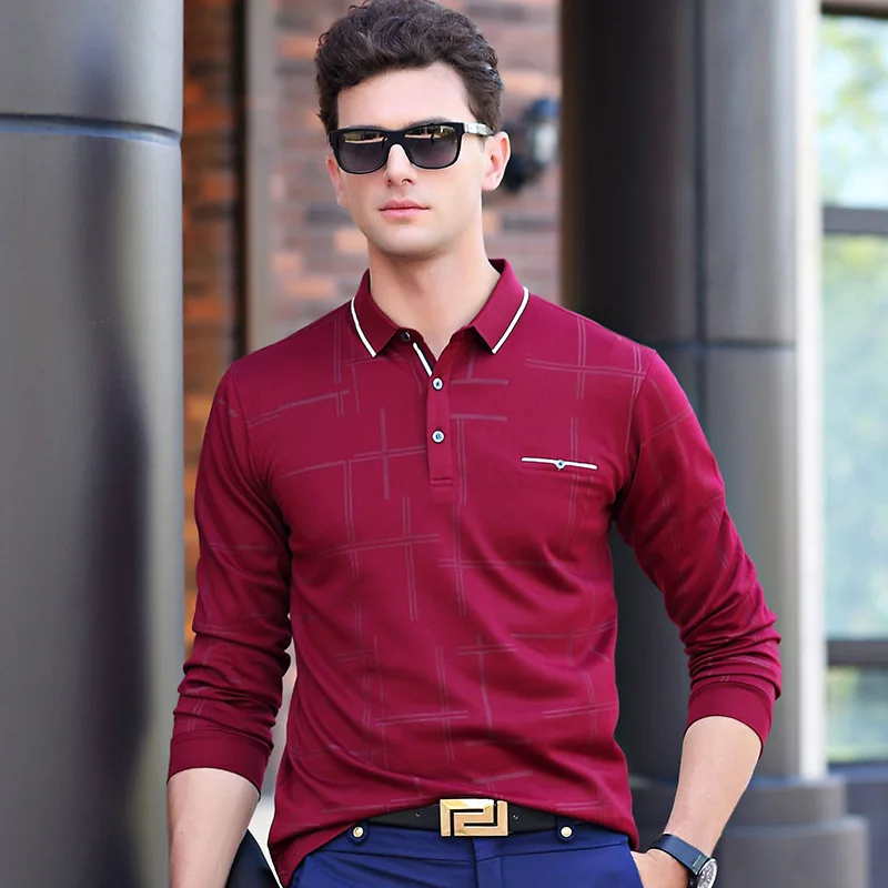 Топы высокого качества Solide couleur Hommes Polo3DBroderie Polo повседневные футболки поло hiver hommes