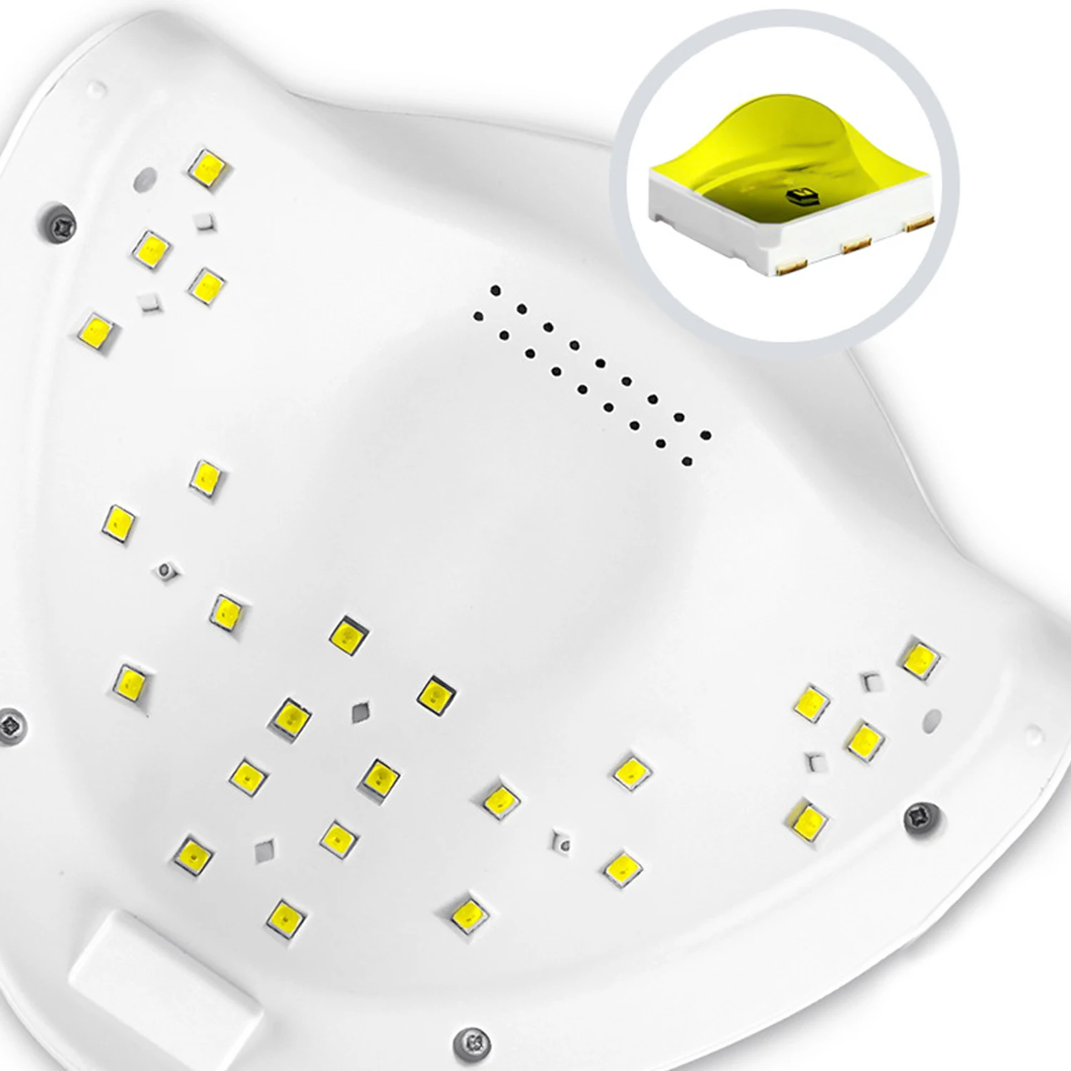 Машинка для стрижки 48 Вт УФ светодиодный Сушилка ногтей лампа W/таймера