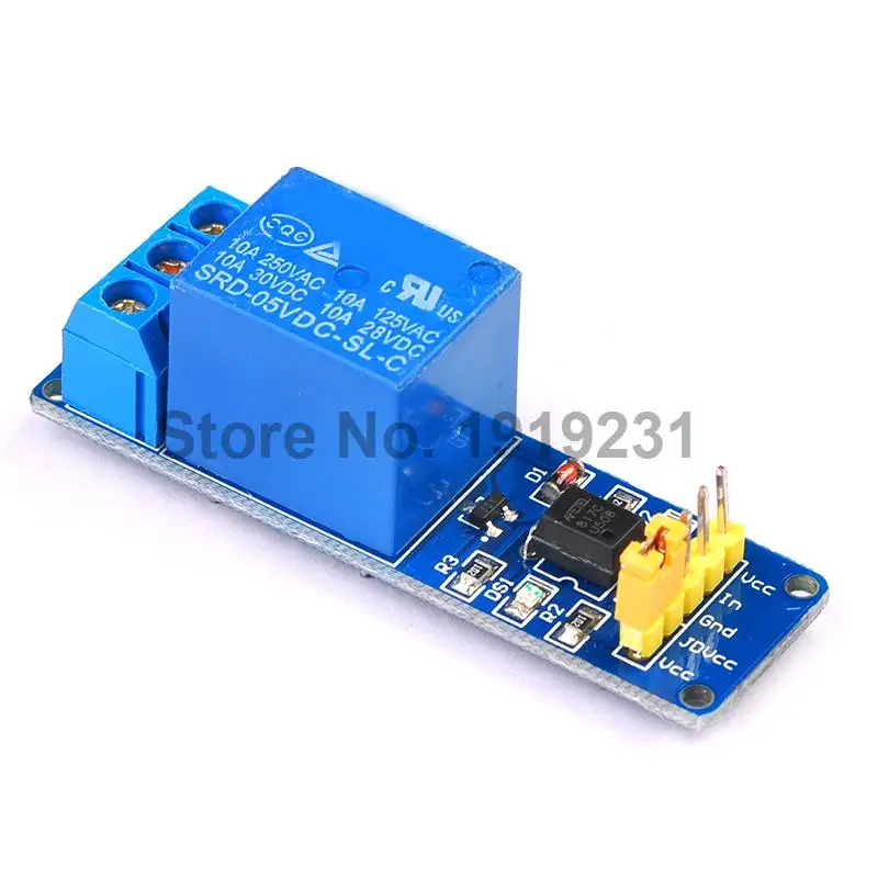 

5PCS 1 Channel 5V Relay Module Optocoupler Isolation Low Level Trigger for Arduino PIC AVR DSP ARM
