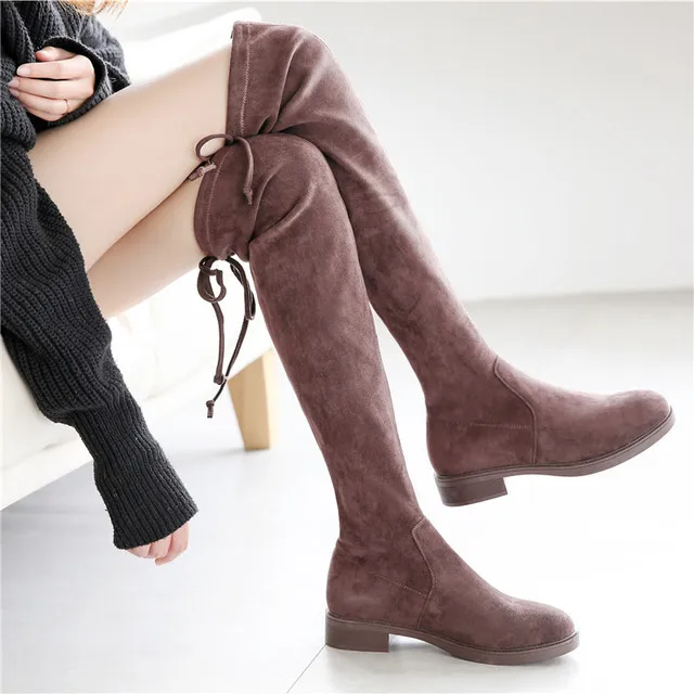 2019 г. новые популярные женские ботинки осенне-зимние сапоги на плоской подошве