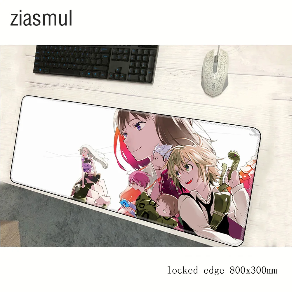 

Seven Deadly Sins mouse pad 800x300mm High-end pad to mouse notbook mousepad gaming padmouse gamer to cute keyboard mouse mats