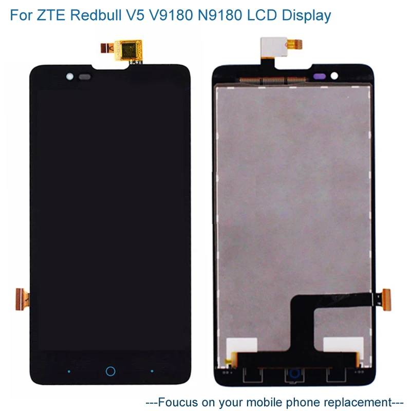 Сенсорный экран и ЖК дисплей Дисплей для zte Redbull V5 V9180 N9180 U9180 Экран + сенсорный