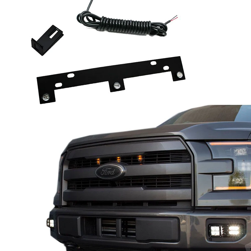 Для Ford 2009 2015 F150 SVT RAPTOR Средний светодиодный светильник белый желтый декоративный