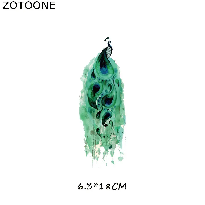 409 ZOTOONE чернила печатные патч для одежды DIY теплопередачи тепловой для футболки Наклейки Аппликации железа на наклейки подарок для ребенка - Цвет: 409