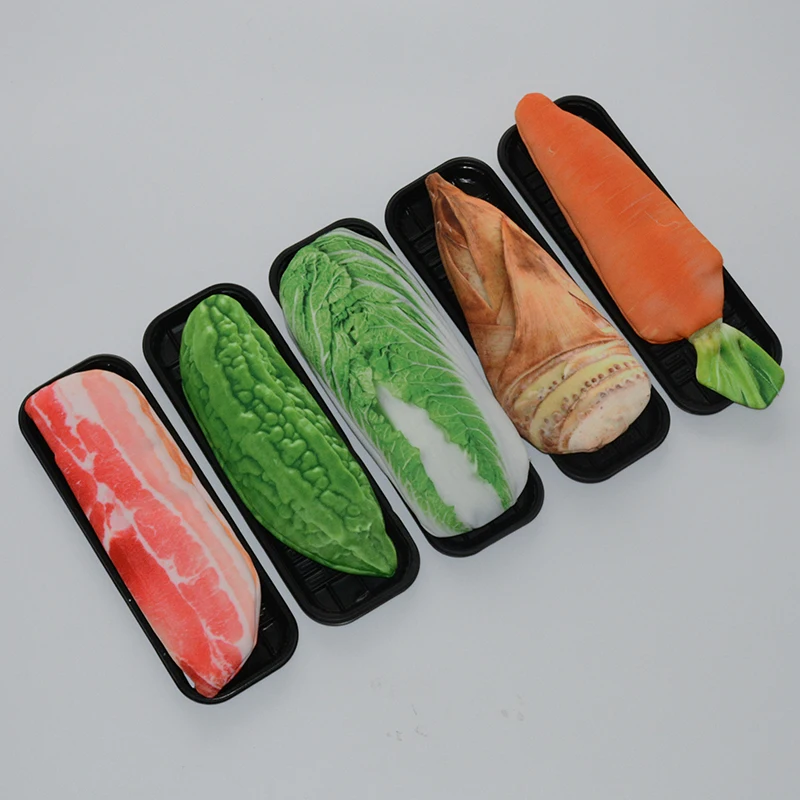 Школьный пенал для карандашей estuches para lapices estuche escolar pencilcase kawaii vegetable fish kalem kutusu estojo пенал|pencil case|school pencil caseestuches |