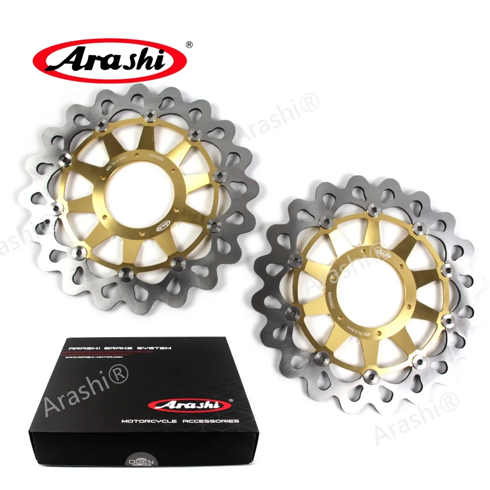 Arashi 1 пара для HONDA VTR SP1 RC51 2000-2004 CNC передние тормозные дисковые роторы 2000 2001 2002 2003