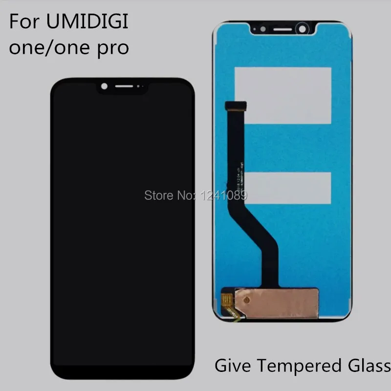 Сменный экран дисплея для сенсорного жк-экрана UMIDIGI one 5 9 дюйма черный pro |