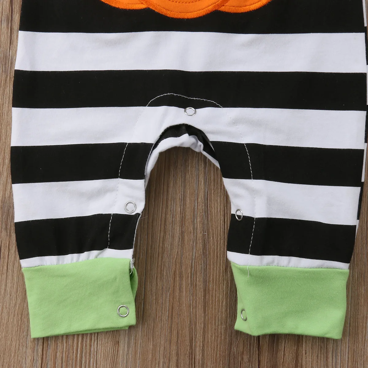 Новорожденных для маленьких девочек мальчиков тыквы цельный комбинезон