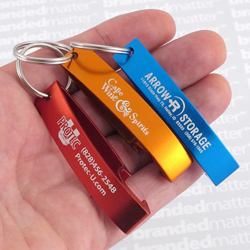 Упаковка из 100 дешевых персонализированных открывалок для бутылок брелок ключей