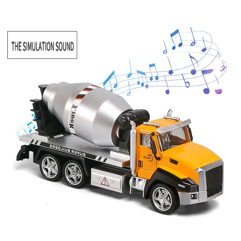 1:42 Children Educational Alloy and plastic Truck Toy Car Model Traffic with Sound LED Effect Engineering Vehicle Baby Toys | Игрушки и