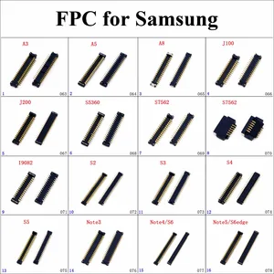 ChengHaoRan 1 шт. ЖК-дисплей FPC Разъем для Samsung NOTE5 S6 Edge Note4 Note3 S5 S4 S5 S2 I9082 S7562 S5360 j200 j100 A8 A5 A3