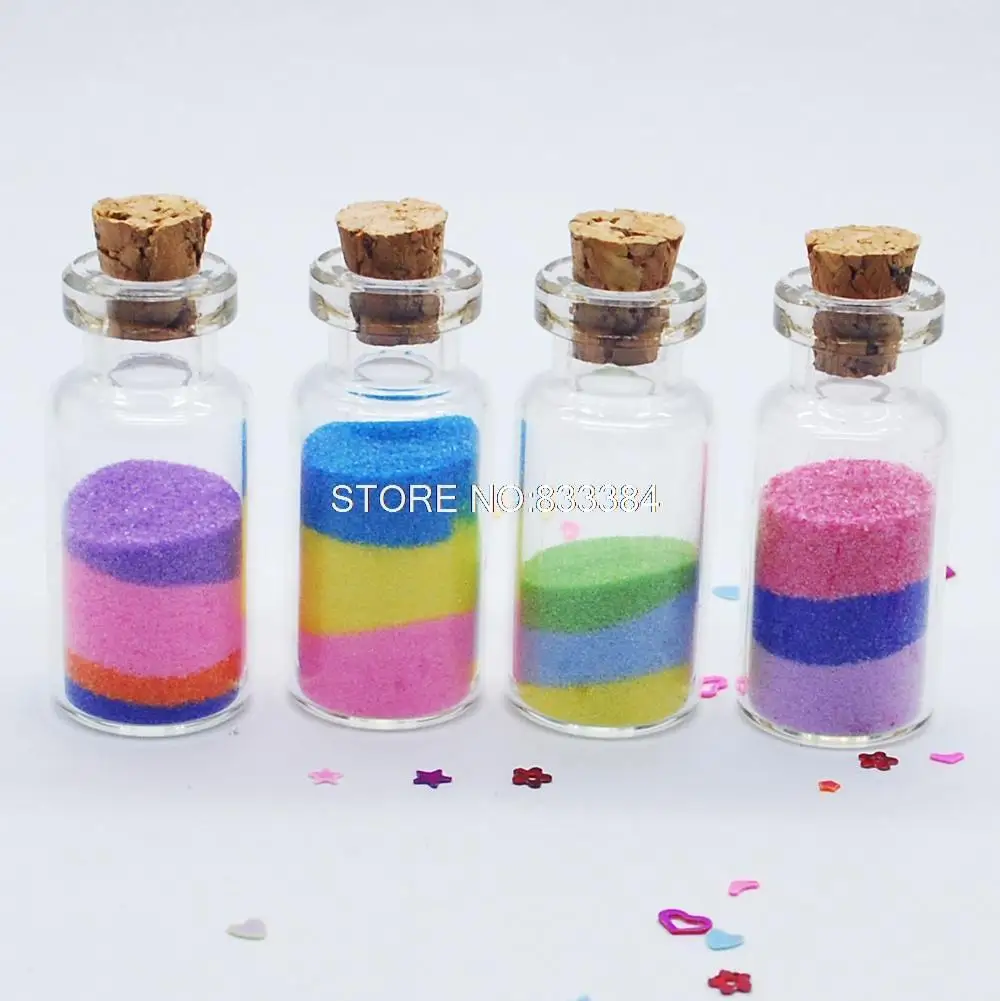 Горячая Распродажа! 24 шт. 2 мл флаконы прозрачные стеклянные бутылки с пробками