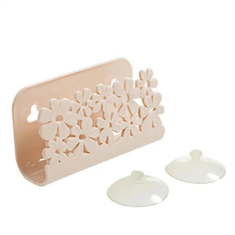 kitchen organizer Sink Suction Sponges Holder Scrubbers Soap Storage Rack cartoon Sponge Bathroom Drying Toilet | Дом и сад