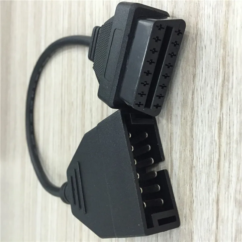 OBD OBD1 Для Daewoo 12 Pin папа к OBD2 OBDII DLC 16Pin Женский адаптер автомобильного