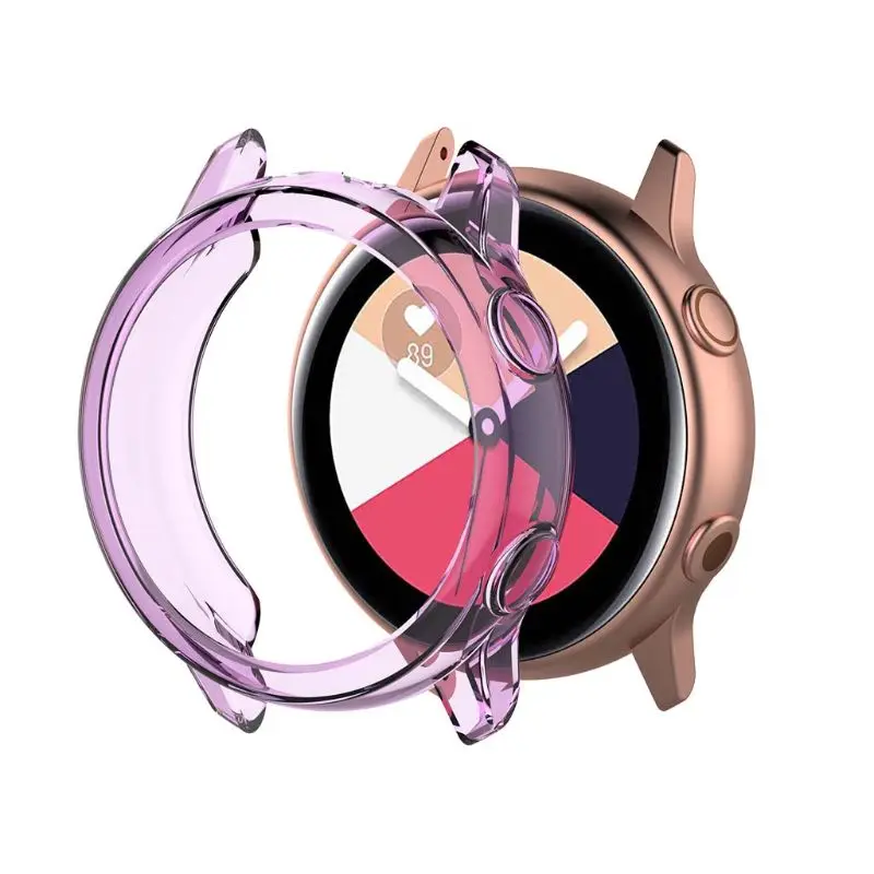 Мягкий защитный чехол из ТПУ для Samsung Galaxy Watch Active qiang|Смарт-аксессуары| |