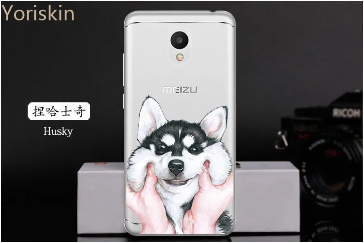 M6 силиконовый резиновый чехол Husky Мультфильм Окрашенные Мягкий ТПУ для телефона