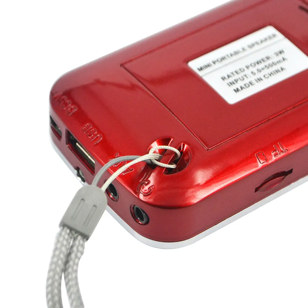 Новый L 088 Портативный HIFI мини динамик MP3 аудио плеер Усилитель фонарика Micro SD TF fm