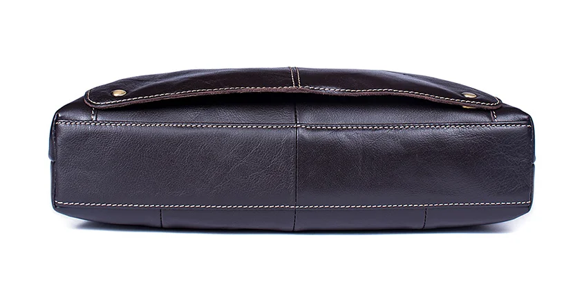 Многофункциональный Ретро мужской портфель из натуральной кожи, деловая сумка через плечо, сумка для ноутбука из воловьей кожи D255