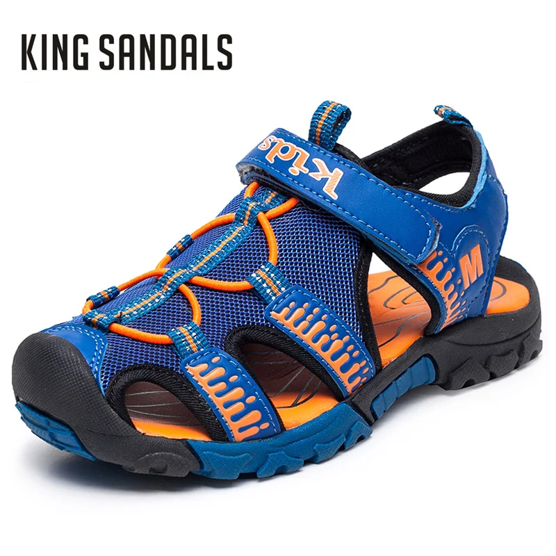 Лето 2017 г. пляжные сандалии Обувь мягкие удобные дизайнер малыша босоножки с