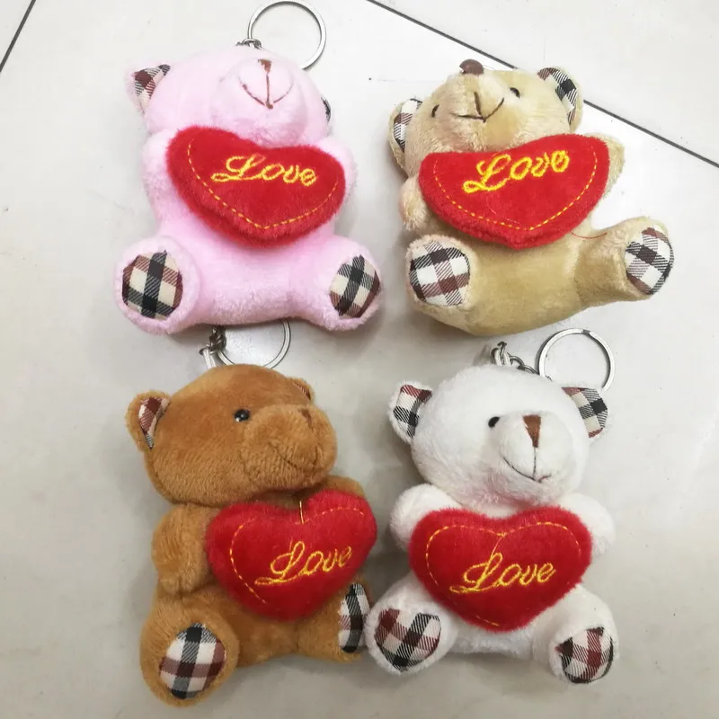 6 шт./лот милый плюшевый мишка плюшевые игрушки маленькая кукла мишки для свадьбы