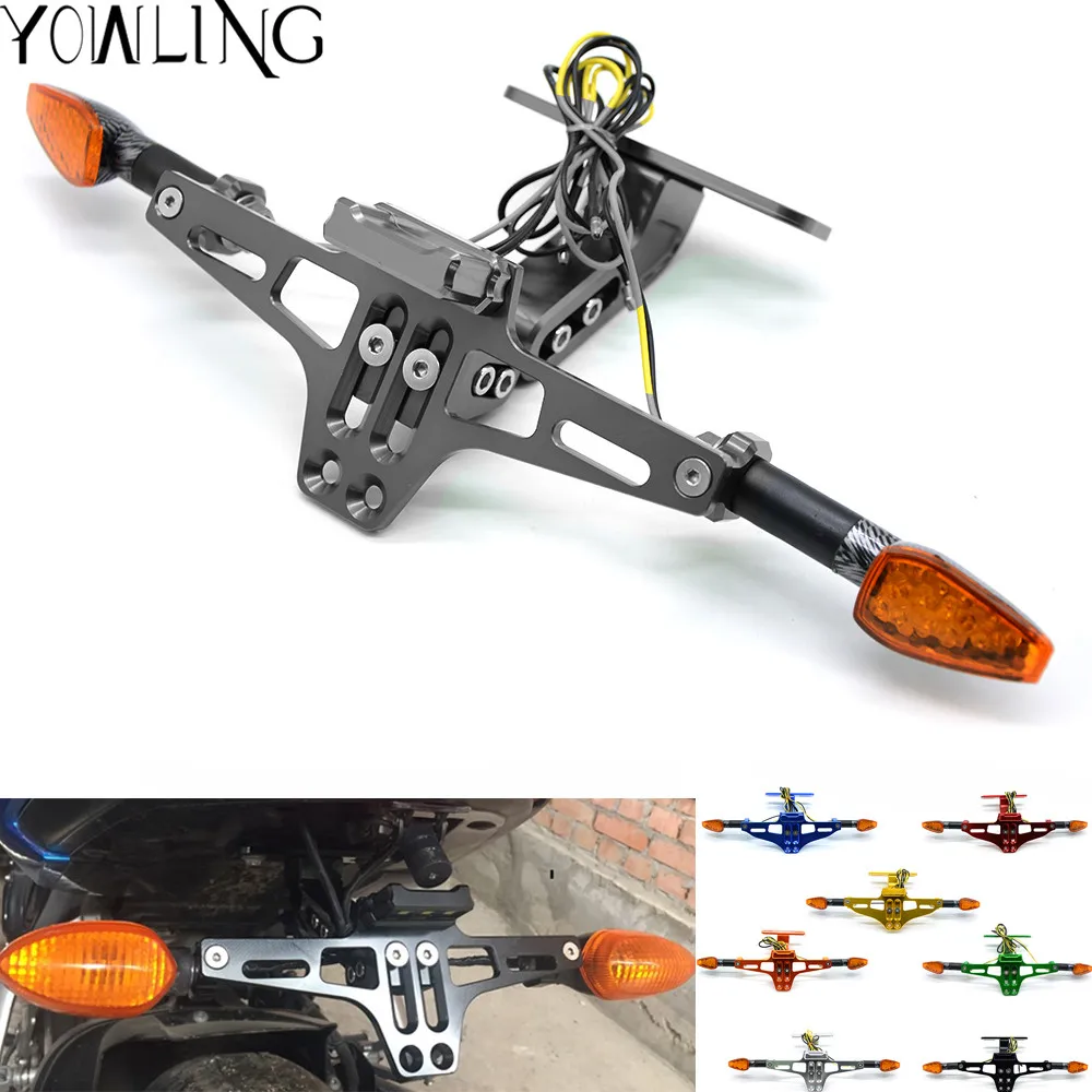 

motorcycle Universal Fender Eliminator License Plate Bracket Ho Tidy Tail For bmw yamaha z750 z800 r3 f800gs r1200gs mt