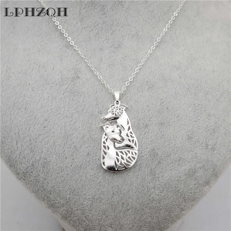 LPHZQH Модный Аксессуар Мультфильм Бохо Шикарный белый парный собака ожерелье