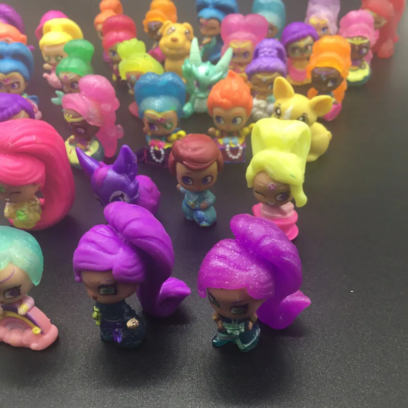 

20PCS/LOT Shimmer Shine Figure Toy Plastic Mini Action Model Toy For Girls Toy Gift