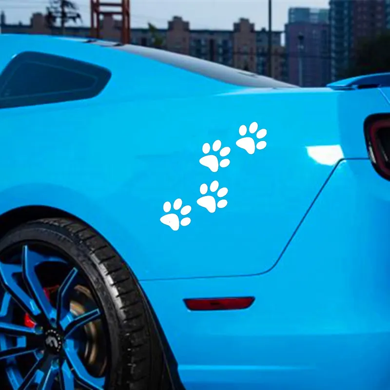 Собака paw print Авто Бампер Окно ноутбук обои холодильник поделки мультфильм