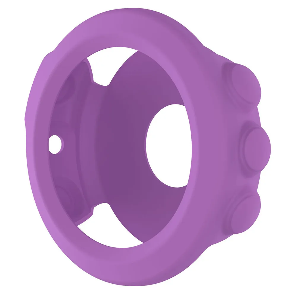 Purple Силиконовый Модный защитный чехол для Garmin Fenix 5, браслет, мягкий чехол, защитная оболочка для Fenix 5S, умные часы - Color: Purple