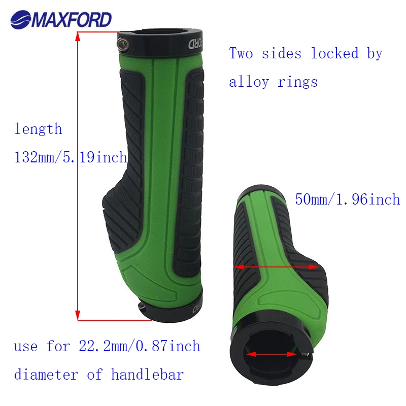 MAXFORD MTB велосипедные ручки для горного велосипеда детали руля бар зеленый черный