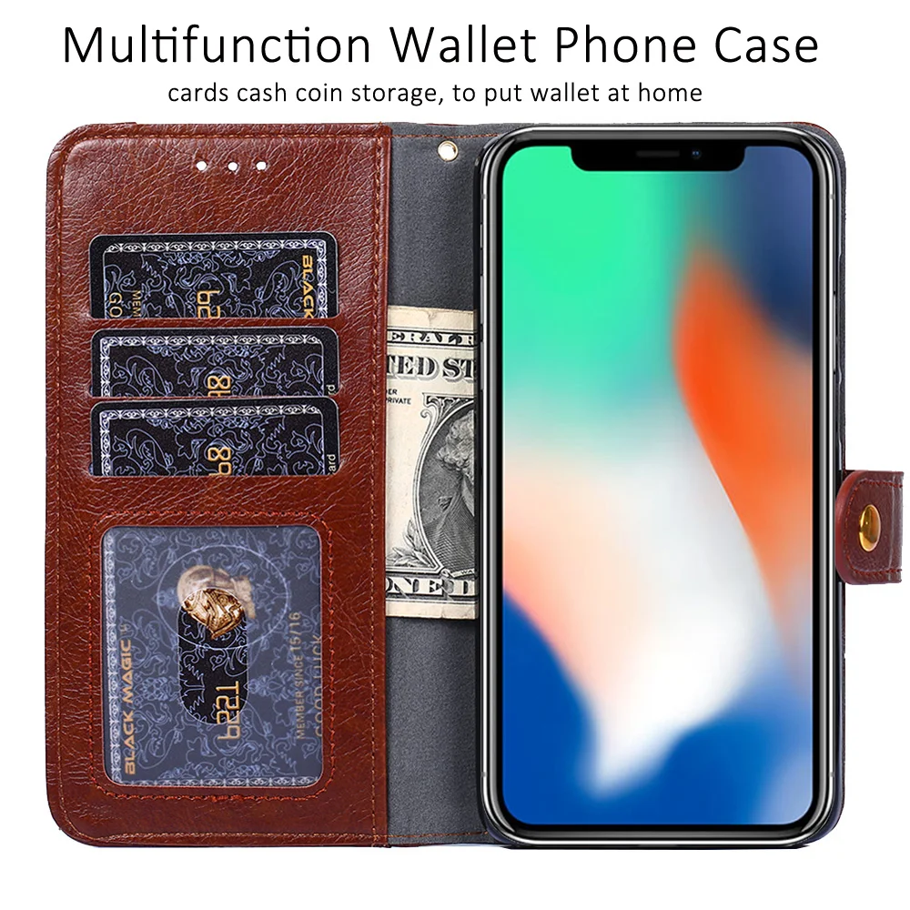 Кожаный чехол для huawei P Smart FIG-LX1 FIG-LX2 FIG-LX3 флип-чехол для телефона чехол-бумажник чехол КРЫШКА ДЛЯ huawei P Smart POT-LX1 POT-LX3