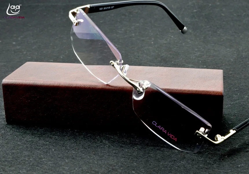 Очки для чтения CLARAVIDA с футляром|frameless reading glasses|reading glassesreading glasses frameless |