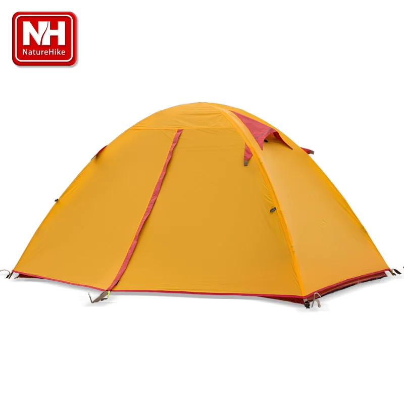 NH сверхлегкий Походы Палатка открытый двойной слой 2 человек палатка кемпинг 20D