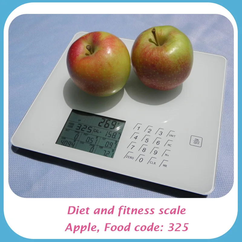 2015 диета и фитнес масштаб для калорий Соль Белок Жира Углеводы Холестерин