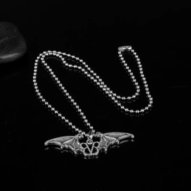 Dongsheng BLACK VEIL BRIDES Necklace - Music Band BVB Logo Jewelry for Women and Men - Emo Steampunk Gothic Merch - Perfect Gift image 3