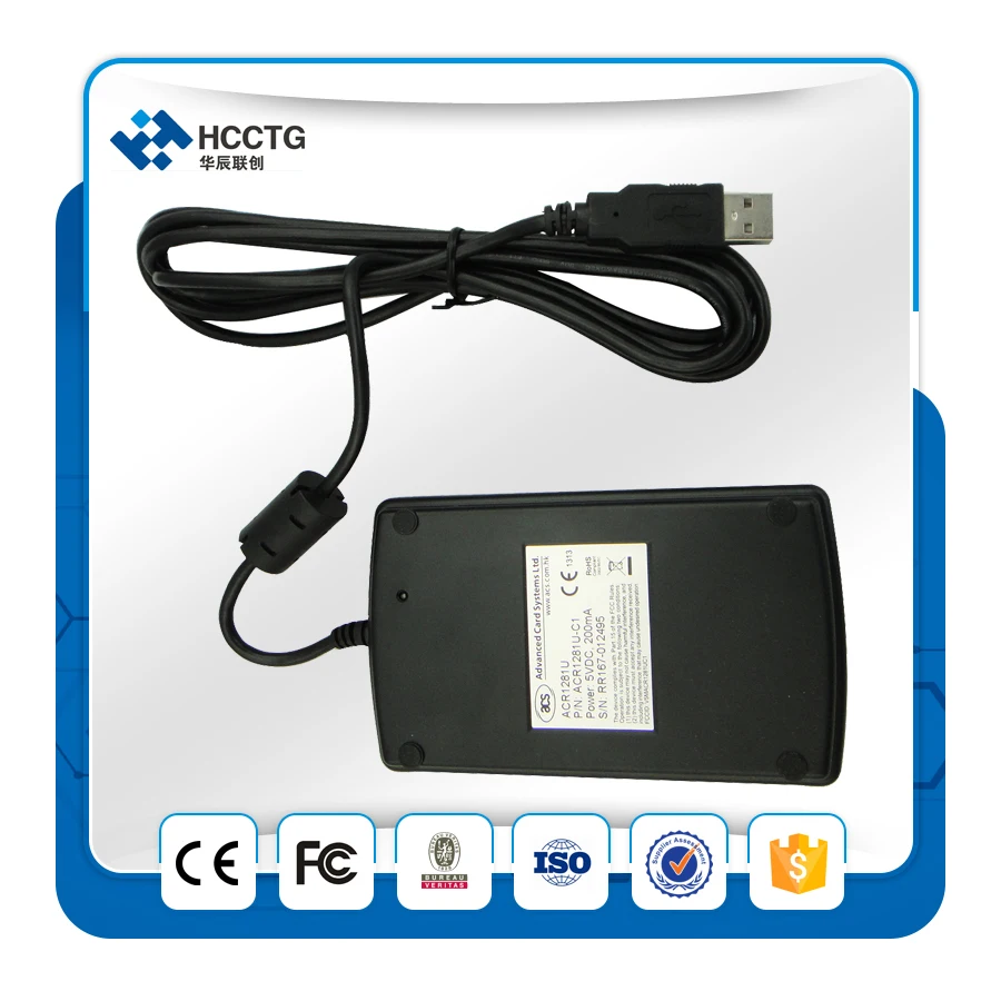 ACS Dual Boost II Бесконтактный Android NFC/ IC чип смарт кардридер ACR1281U C1|card reader|smart card readersmart chip