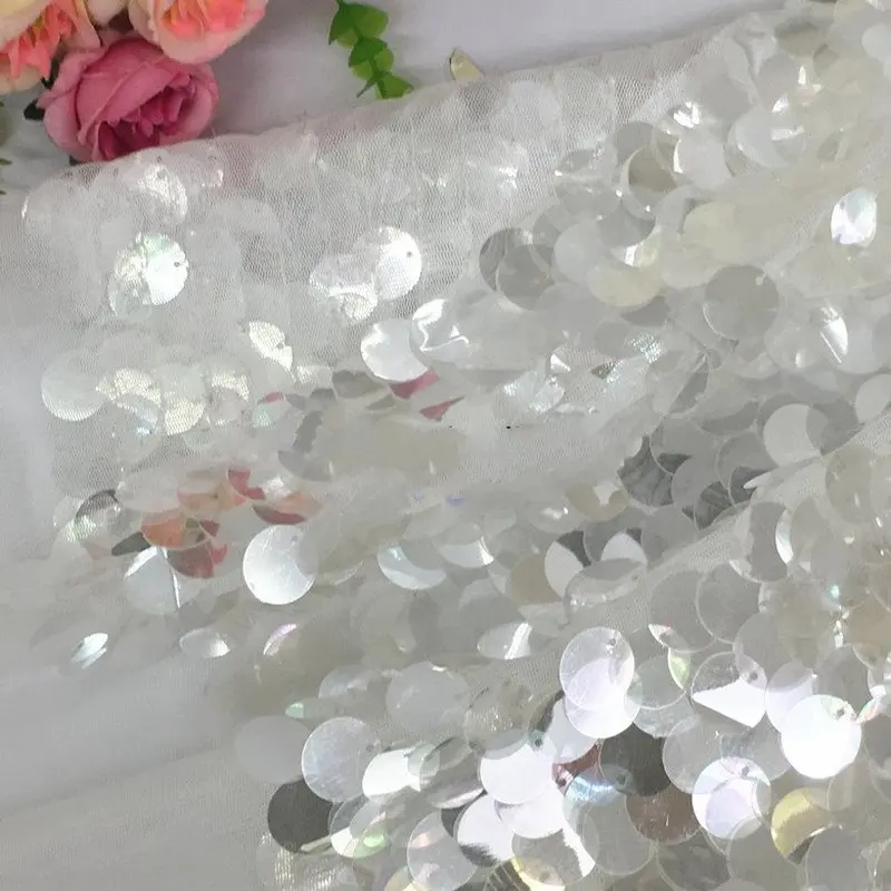 Блестящие пайетки в форме рыбьего чешуи блестящие для платья свадебное