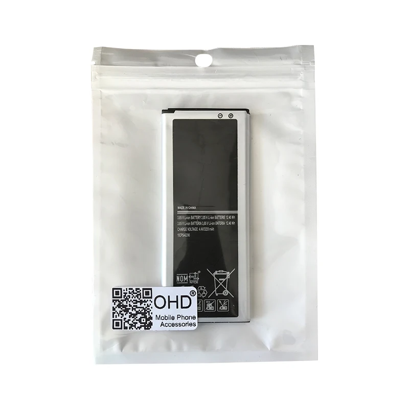 OHD High Capacity 3000mAh EB-BN916BBC Li-ion Battery for Samsung Galaxy Note 4 IV SM-N9100 Duos N9100 N9108v N9106w | Мобильные