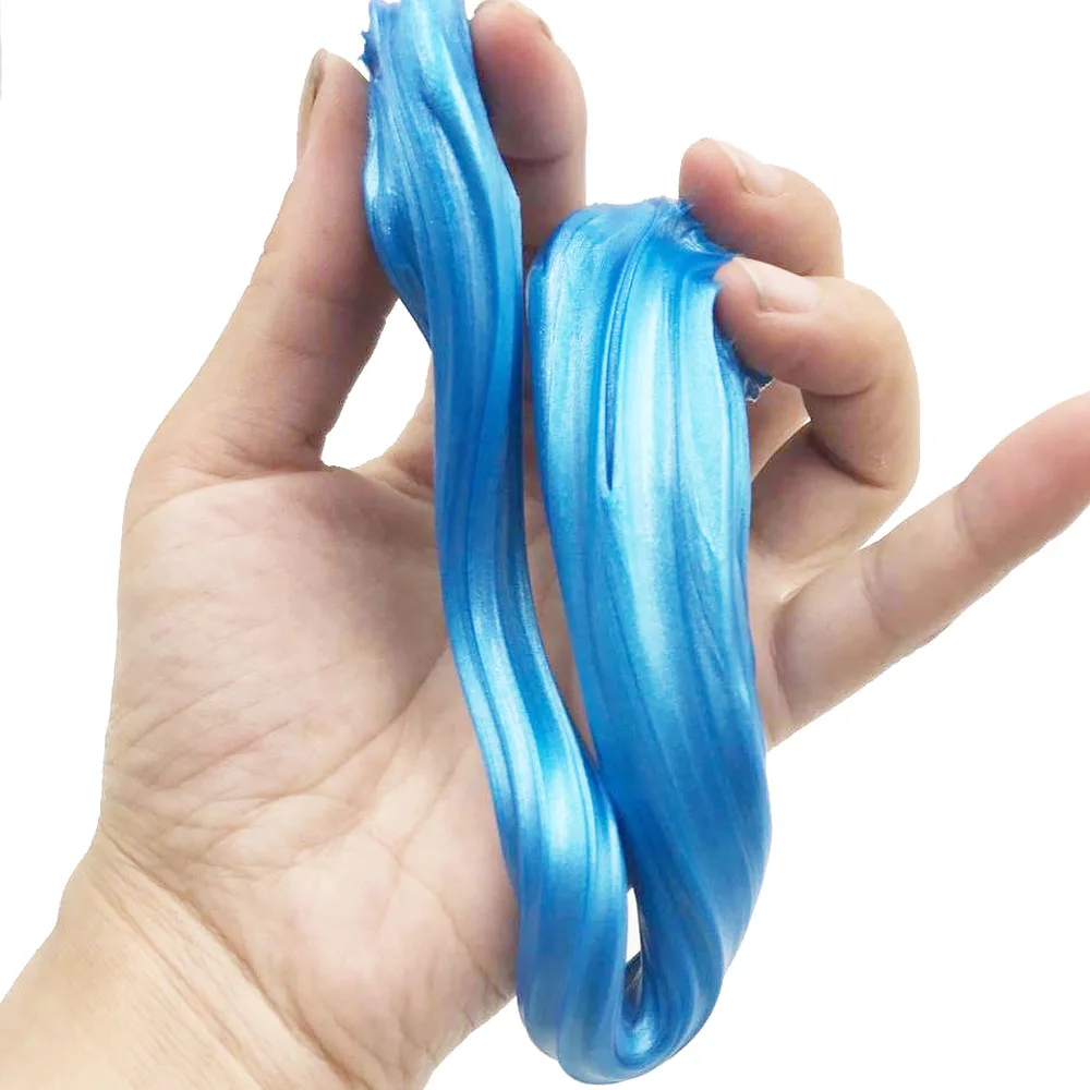 DIY HandPutty блеск слизи полимерная умная глина резиновый драгоценный камень