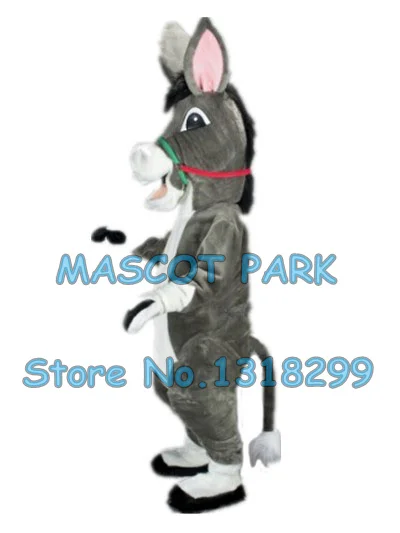 

Cute Donkey Mascot Costume custom hot sale grey donkey theme anime cosply costumes carnival fancy dress kits 2972