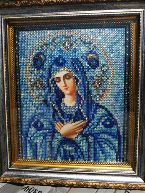 24x34cm Новое поступление 5d diy алмазная живопись религиозная икона Алмазная вышивка мозаика Вышивка крестом картина из бисера для рождественского подарка - Цвет: 24x34cm